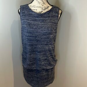 NWT WHBM Drape Blue Drape Date Top Size M P2P 21” Length 29” Waist 20”